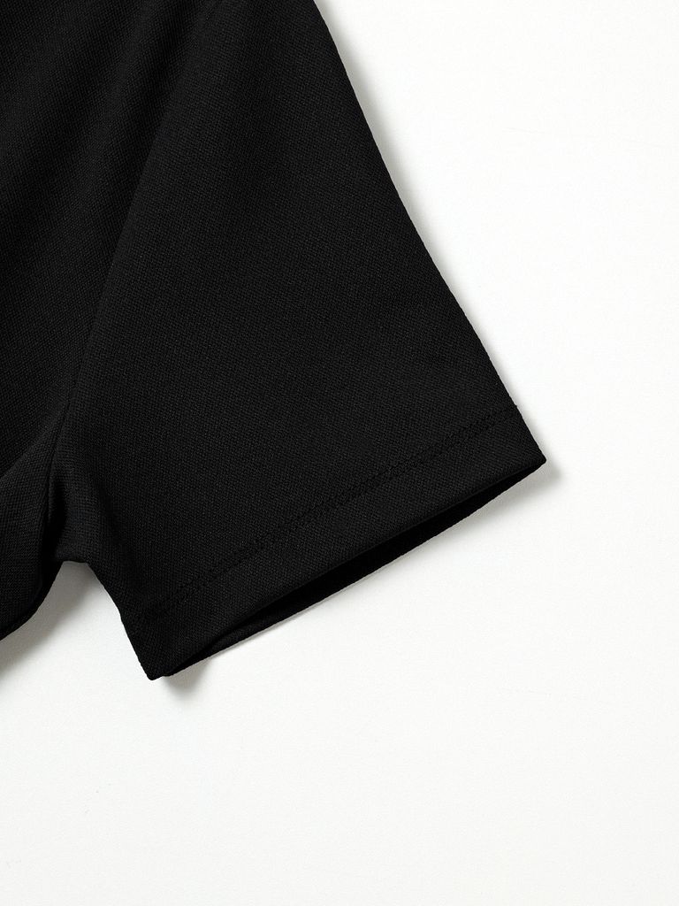 UTAA Logo Emblem Basic Polo Shirts : Women's Black