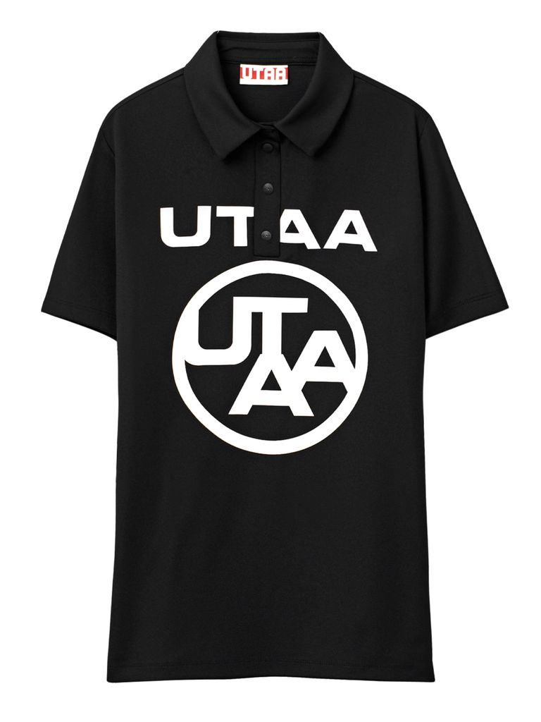 UTAA Logo Emblem Basic Polo Shirts : Women's Black