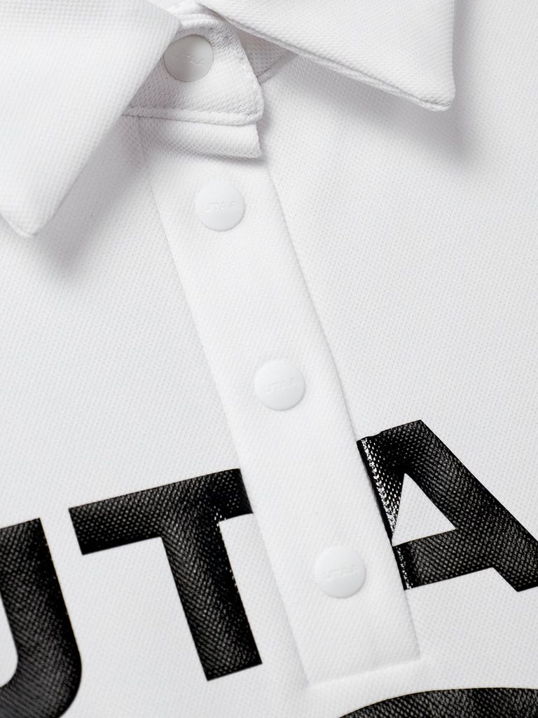 UTAA Logo Emblem Basic Polo Shirts : Women's White