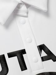 UTAA Logo Emblem Basic Polo Shirts : Women's White