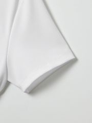 UTAA Logo Emblem Basic Polo Shirts : Women's White
