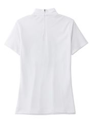 UTAA Swing Fit Mix Mesh Turtleneck Tee : White