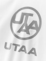 UTAA Swing Fit Mix Mesh Turtleneck Tee : White