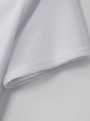 UTAA Swing Fit Mix Mesh Turtleneck Tee : White