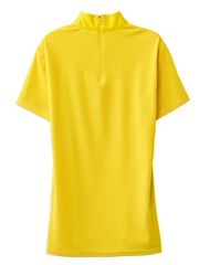 UTAA Swing Fit Mix Mesh Turtleneck Tee : Yellow