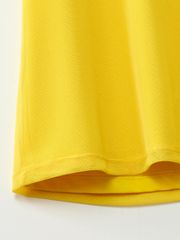 UTAA Swing Fit Mix Mesh Turtleneck Tee : Yellow