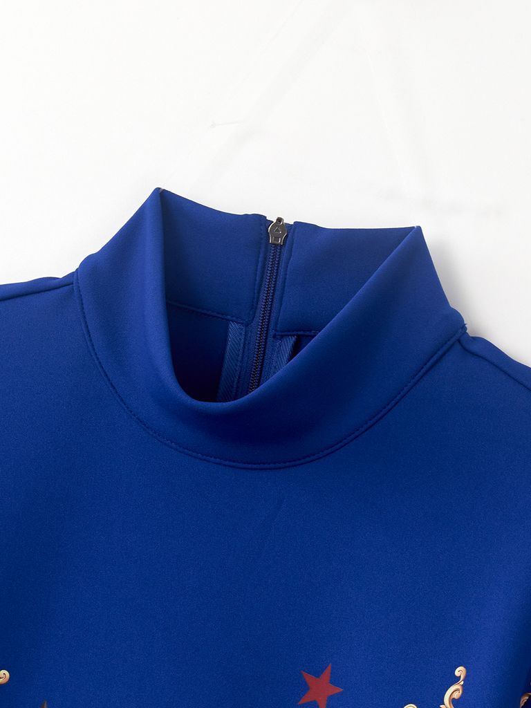 UTAA Lightmare Neo Turtleneck Tee : Blue