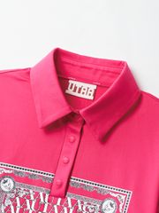 UTAA Swing Fit Blanc Baroque PK T-Shirts : Pink