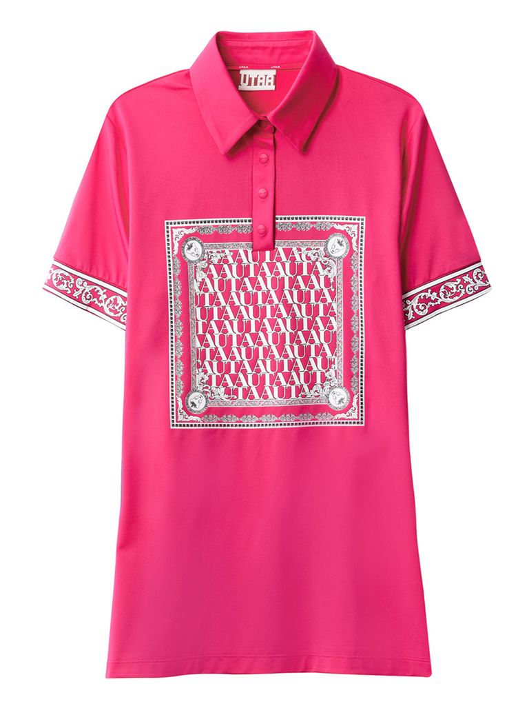 UTAA Swing Fit Blanc Baroque PK T-Shirts : Pink