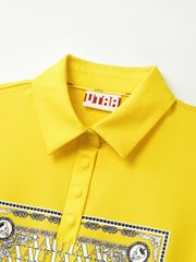 UTAA Swing Fit Blanc Baroque PK T-Shirts : Yellow