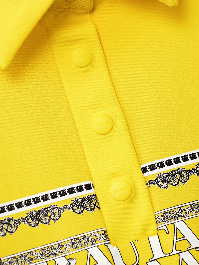 UTAA Swing Fit Blanc Baroque PK T-Shirts : Yellow