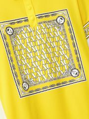 UTAA Swing Fit Blanc Baroque PK T-Shirts : Yellow