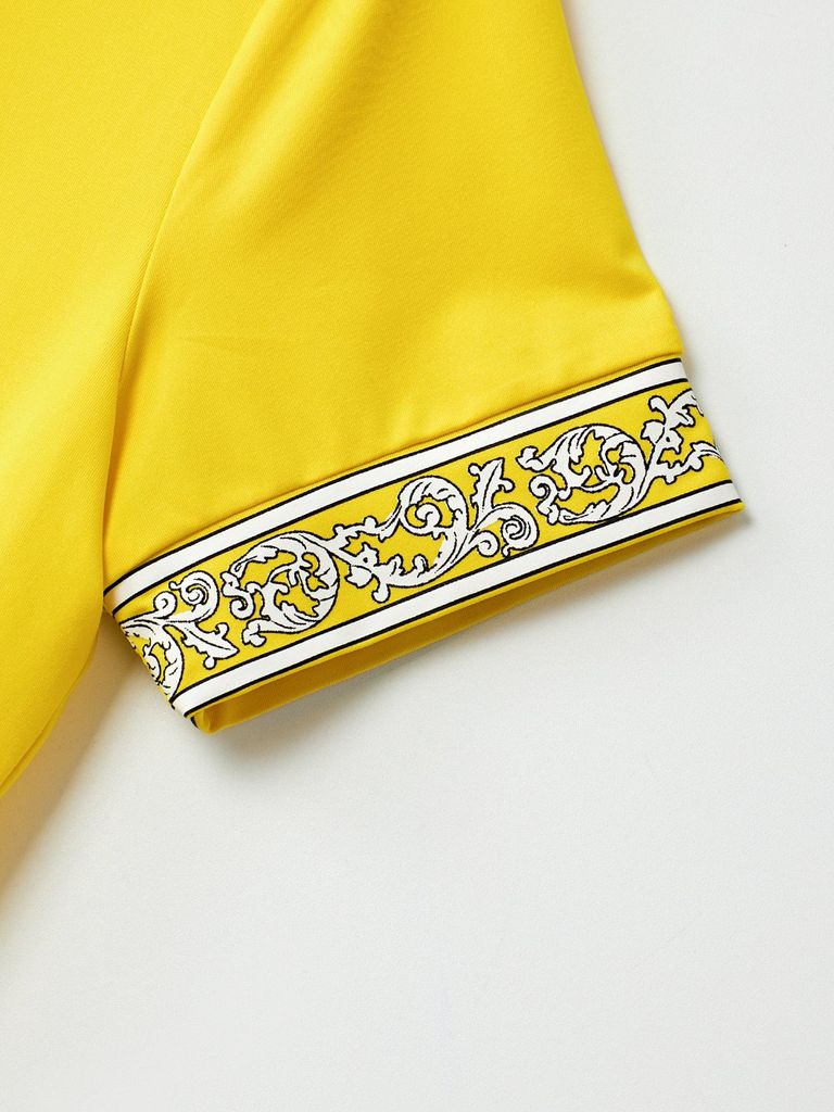 UTAA Swing Fit Blanc Baroque PK T-Shirts : Yellow