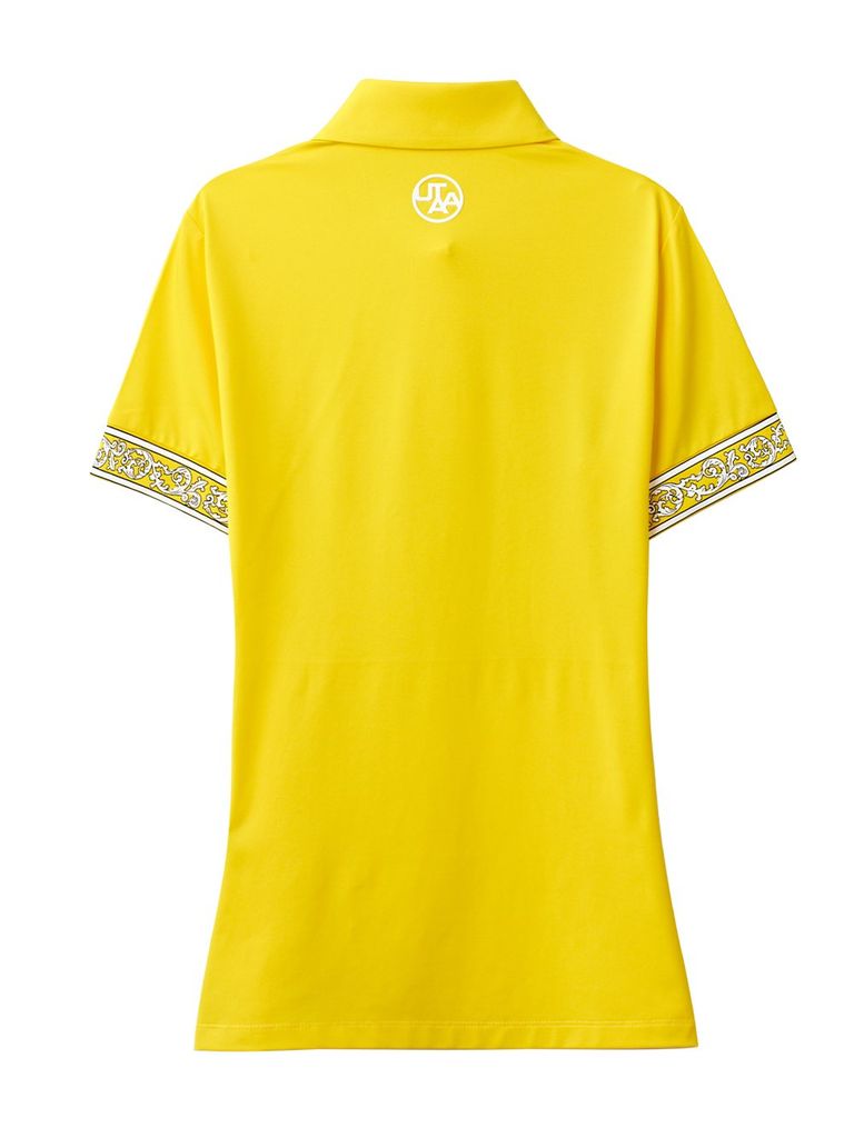UTAA Swing Fit Blanc Baroque PK T-Shirts : Yellow