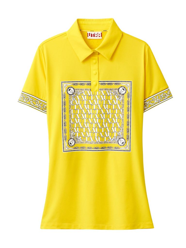 UTAA Swing Fit Blanc Baroque PK T-Shirts : Yellow