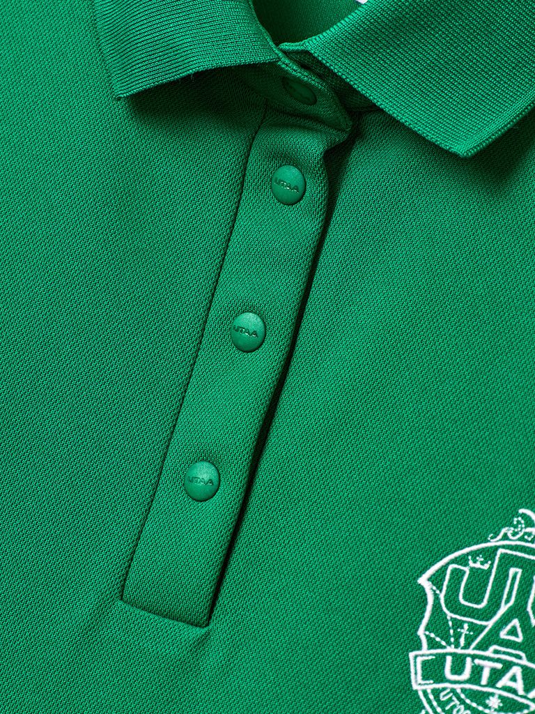 UTAA Egis Emblem Basic Polo Shirts : Women's Green