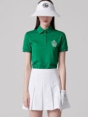 UTAA Egis Emblem Basic Polo Shirts : Women's Green