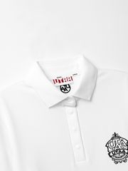 UTAA Egis Emblem Basic Polo Shirts : Women's White