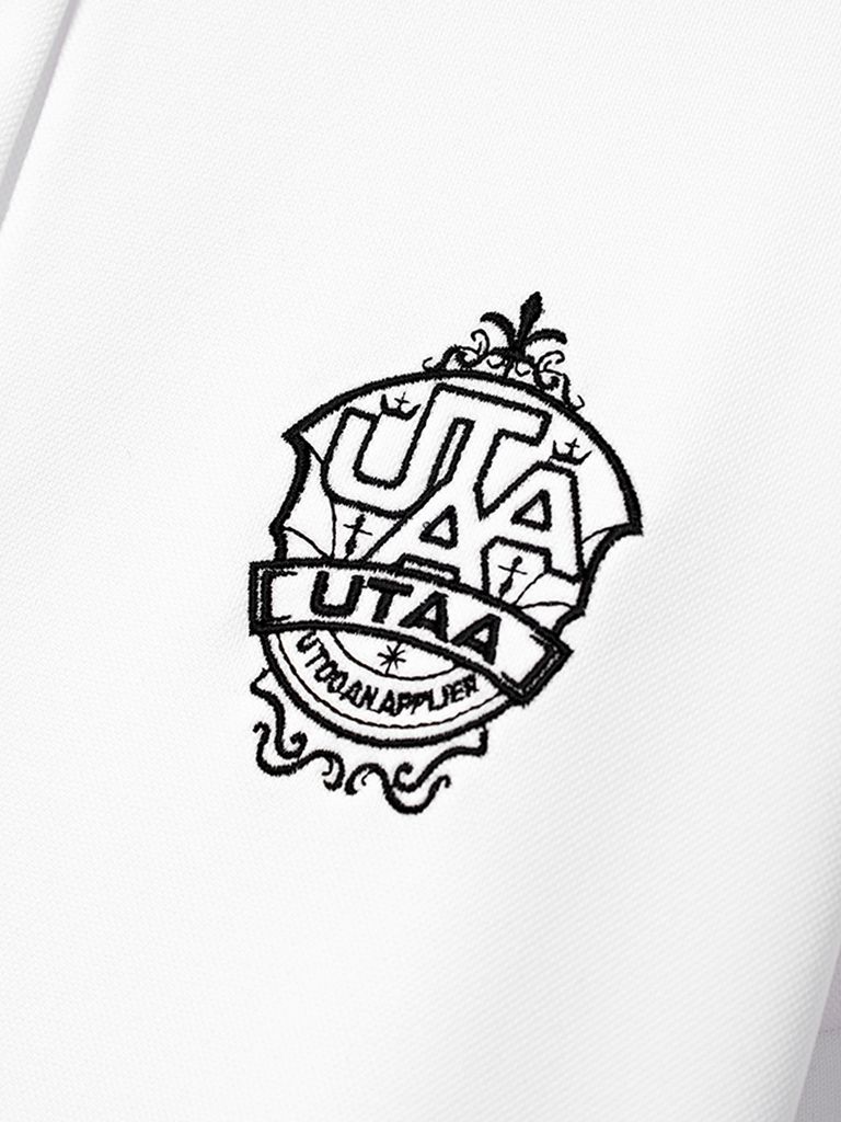 UTAA Egis Emblem Basic Polo Shirts : Women's White