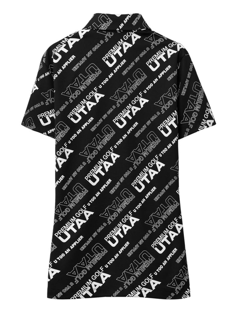 UTAA Logo Slogan Wave PK T-Shirts: Black