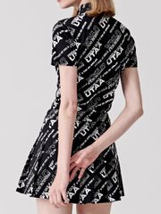 UTAA Logo Slogan Wave PK T-Shirts: Black