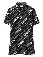 UTAA Logo Slogan Wave PK T-Shirts: Black