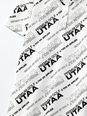 UTAA Logo Slogan Wave PK T-Shirts: White
