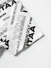UTAA Logo Slogan Wave PK T-Shirts: White
