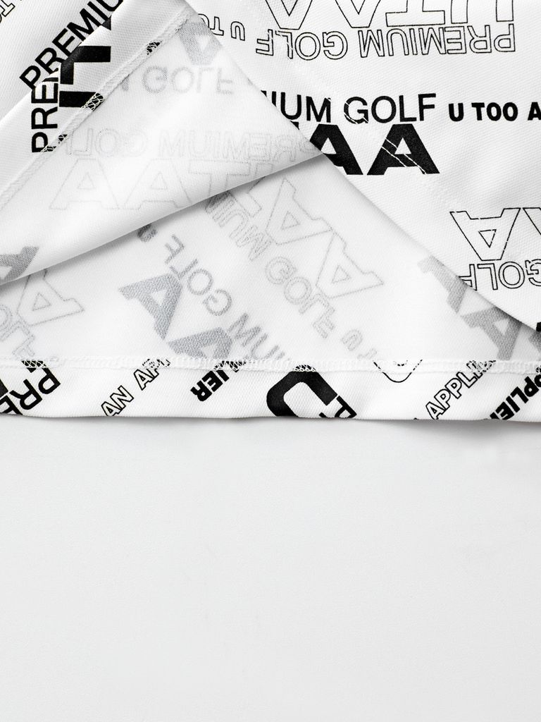 UTAA Logo Slogan Wave PK T-Shirts: White