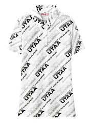 UTAA Logo Slogan Wave PK T-Shirts: White