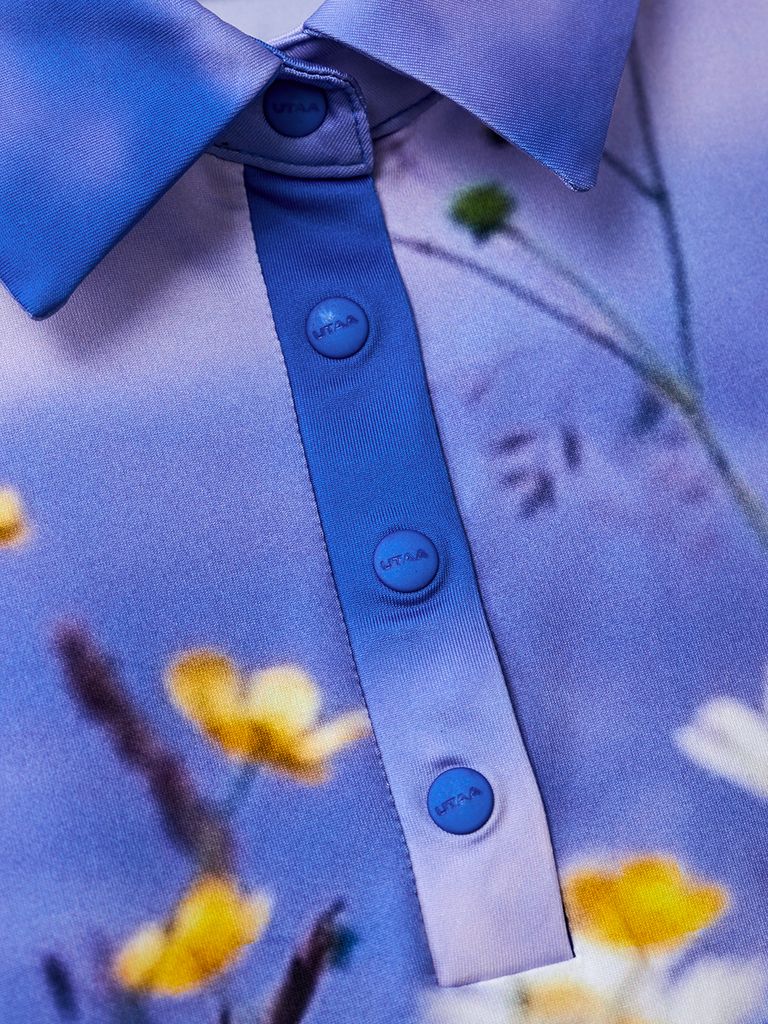 UTAA Swing Fit Wild Flower Polo T-Shirts : Women's