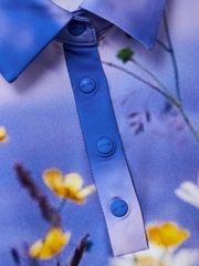 UTAA Swing Fit Wild Flower Polo T-Shirts : Women's