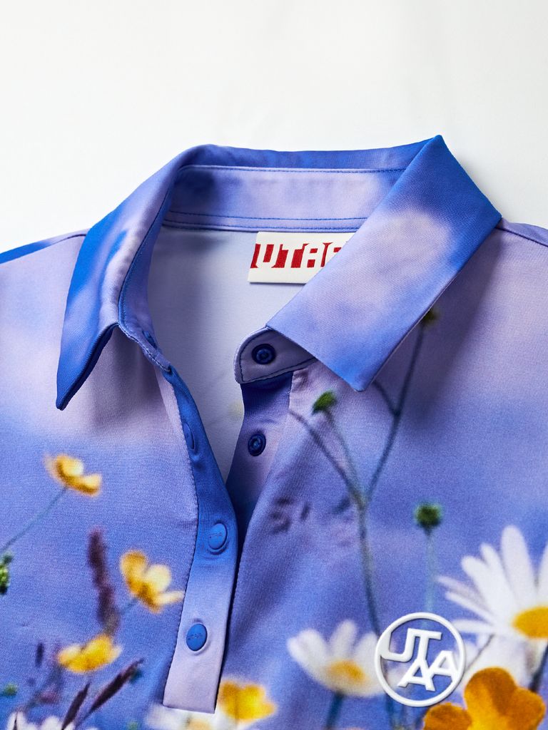 UTAA Swing Fit Wild Flower Polo T-Shirts : Women's