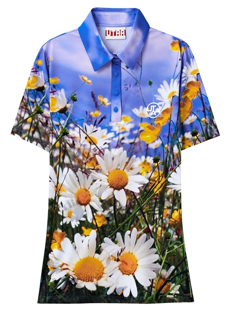 UTAA Swing Fit Wild Flower Polo T-Shirts : Women's