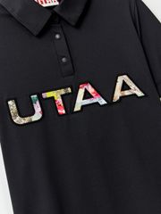 UTAA Swing Fit Fiesta Logo PK T-Shirts : Black