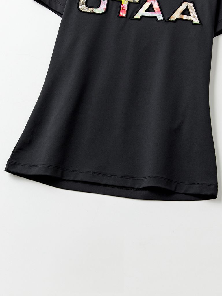 UTAA Swing Fit Fiesta Logo PK T-Shirts : Black