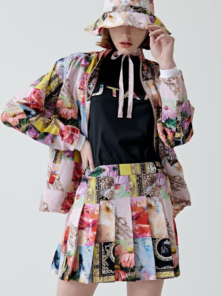 UTAA Swing Fit Fiesta Logo PK T-Shirts : Black