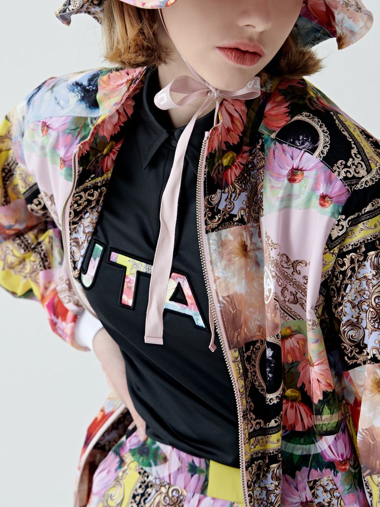 UTAA Swing Fit Fiesta Logo PK T-Shirts : Black