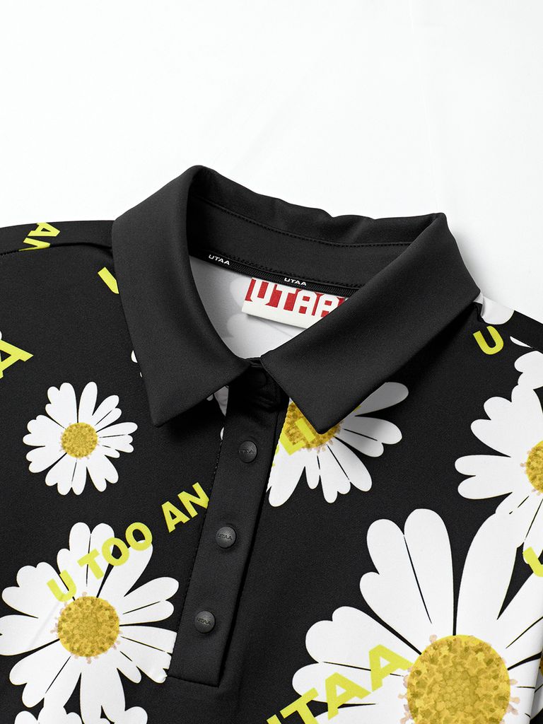 UTAA Daisy Logo Wave Polo Shirts : Women's