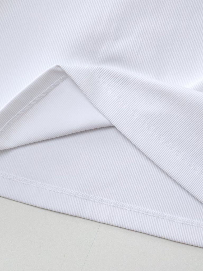 UTAA Ducat Lace Flare PK T-shirts : White