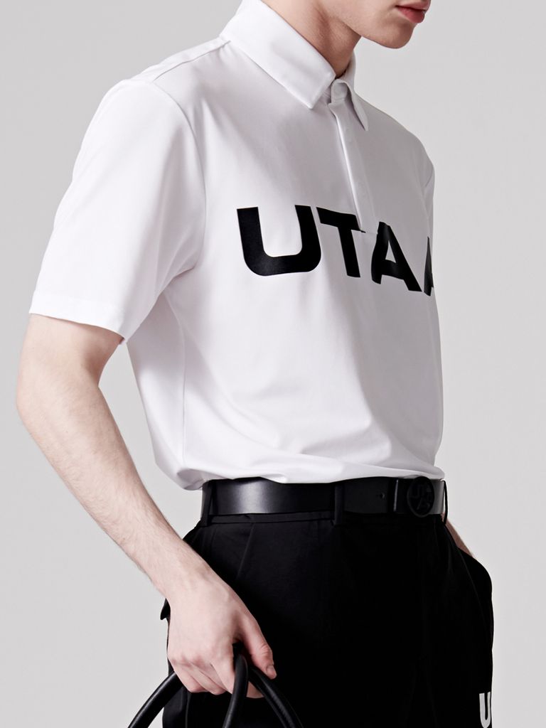 UTAA Swing Fit Logo PK T-Shirts : White