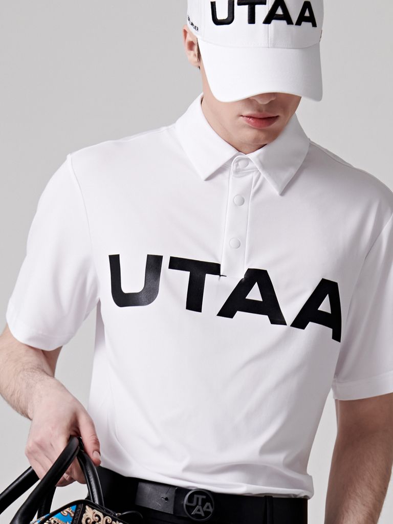 UTAA Swing Fit Logo PK T-Shirts : White