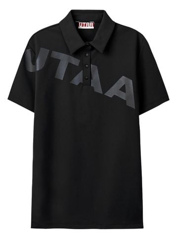 UTAA Bounce Logo Polo Shirts : Black