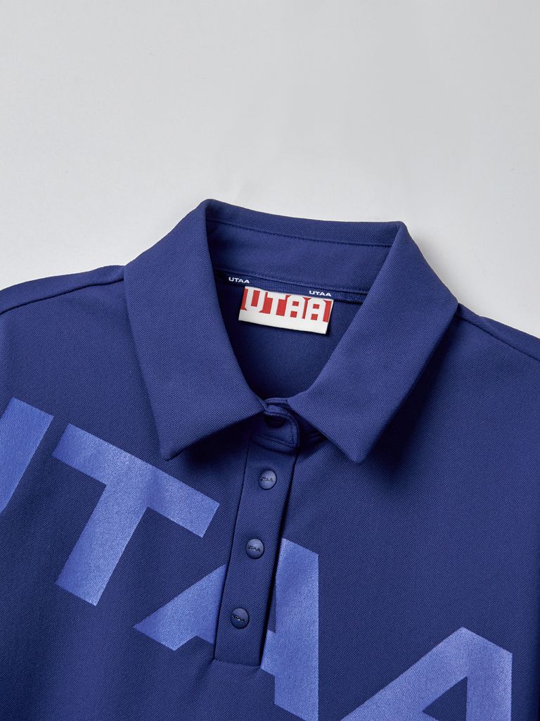 UTAA Bounce Logo Polo Shirts : Navy