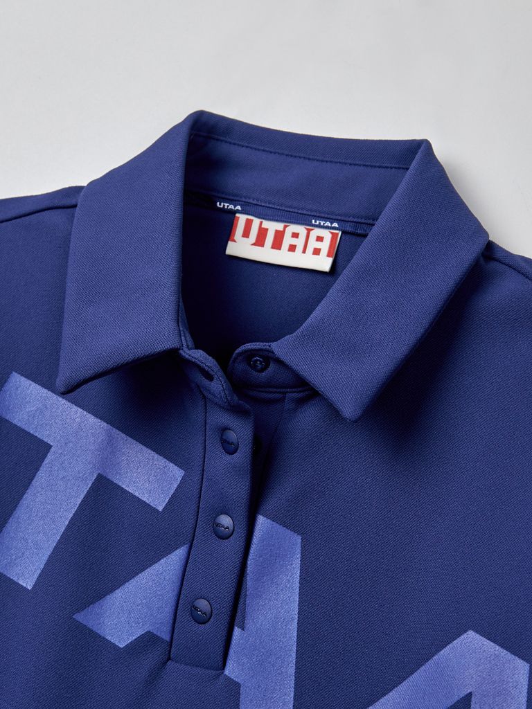 UTAA Bounce Logo Polo Shirts : Navy