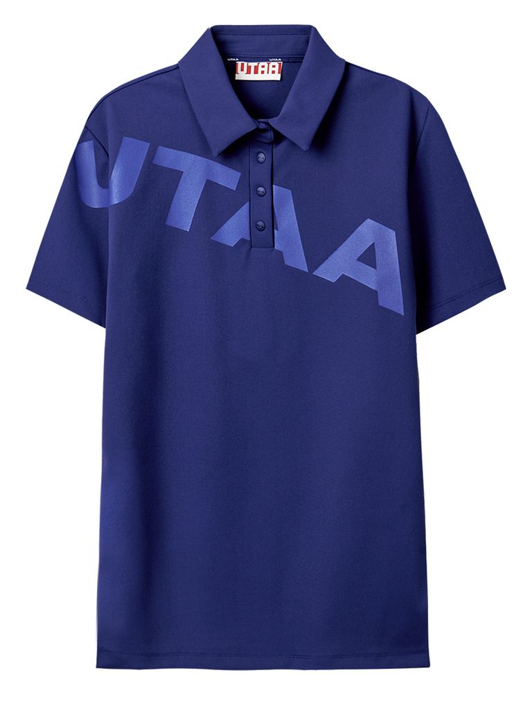 UTAA Bounce Logo Polo Shirts : Navy