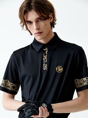 UTAA Gild Empire Polo Shirts : Black