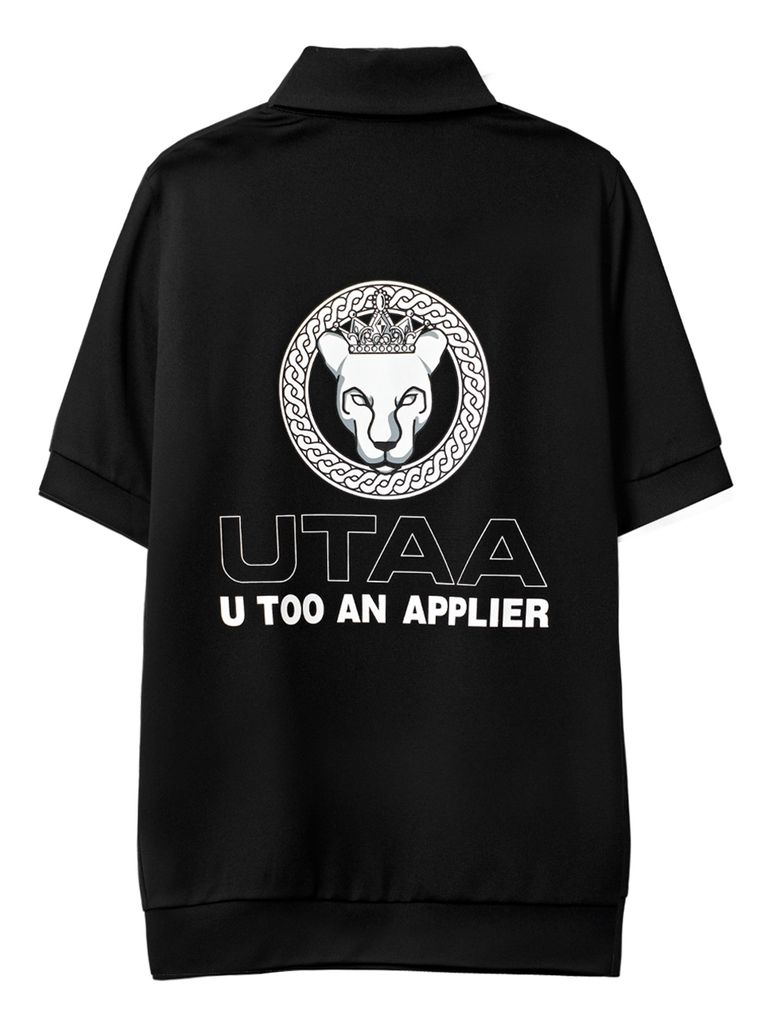 UTAA Scudo Ring Panther Polo Shirts : Black