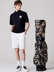 UTAA Scudo Ring Panther Polo Shirts : Black