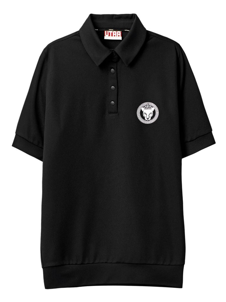 UTAA Scudo Ring Panther Polo Shirts : Black